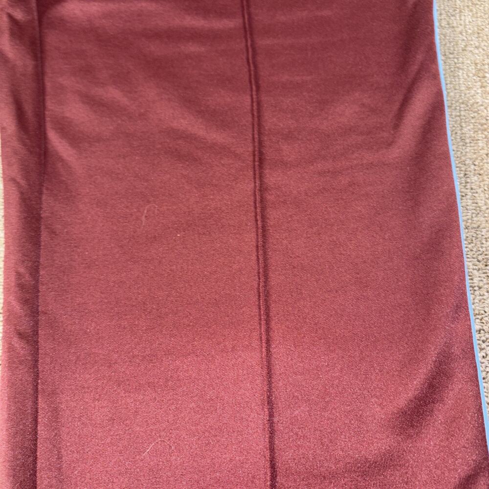 Vintage 90s Stussy Men’s Track Pants XL Brick Red Pinstripe - Picture 5 of 7